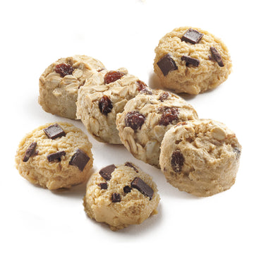 David's Cookies Preformed Frozen Cookie Dough Chocolate Chunk & Oatmeal Raisin 96 count