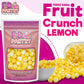 Freeze Dried Sour Lemon Crunchy Candy - 5 Oz Unique Candies Delight Crunchy Treat Snack Gift Sour Heads Citrus