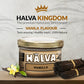 Halva Kingdom Open Sesame Sugar Free Halva Vegan Dessert | Healthy Ingredients, Gluten Free, Kosher Certified Jar (Vanilla)