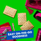 Pop-Tarts Toaster Pastries, Breakfast Foods, Kids Snack, Unfrosted Strawberry (96 Pop-Tarts)