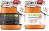 Mama's Home Style Roasted Pepper Red Ajvar Spread Mild and Hot Variety 2-Pack, 19 oz. Jars