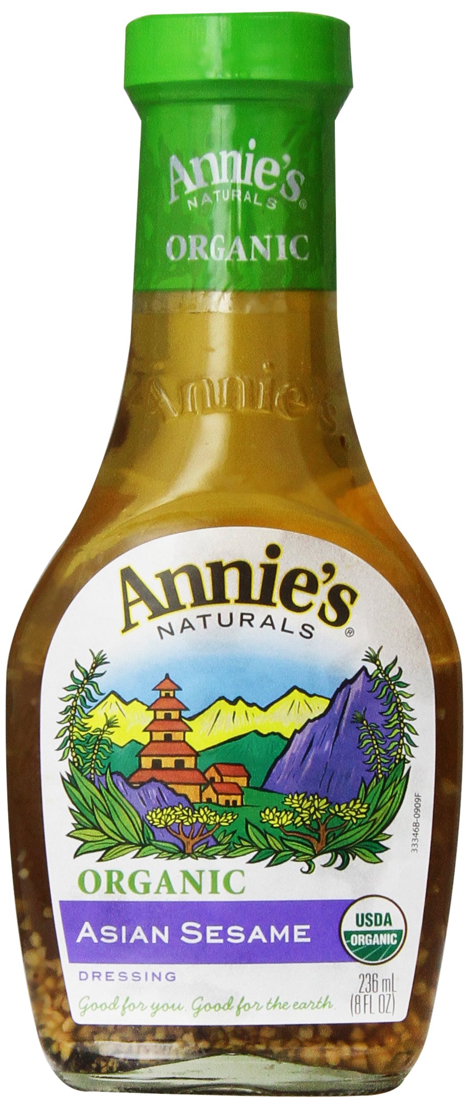 Annie's Naturals Asian Sesame Dressing - Organic, 8-Ounce (Pack of 6)