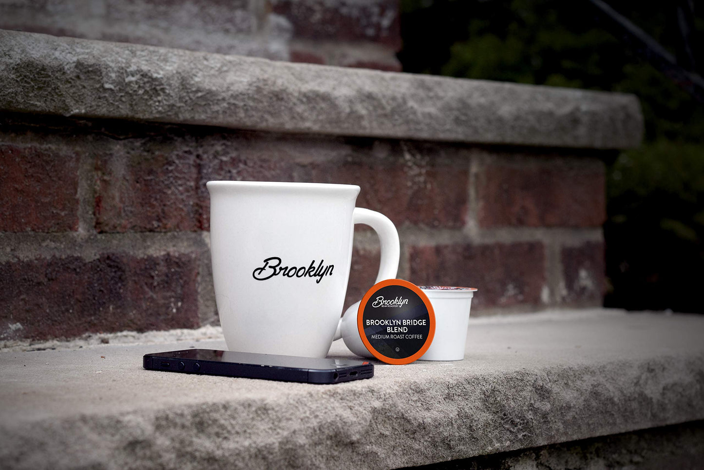 Brooklyn Beans Brooklyn Bridge Blend Gourmet Coffee - Compatible with Keurig 2.0 K Cup malt-inspired  40 Count  Rich and Bold Medium Roast