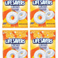 Life Savers Orange Mints - Pack of 4 - Individually Wrapped Orange Flavored Mints - Perfect for on the go Snacking - Great for Sharing