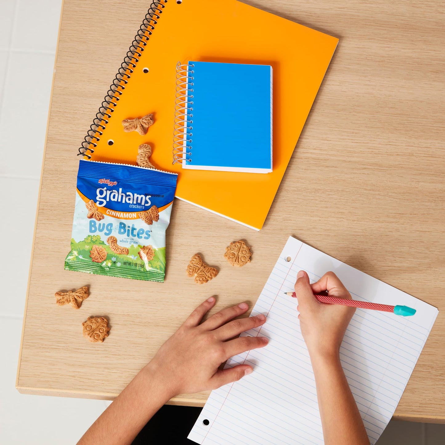 Cinnamon Graham Crackers Bug Bites, Made with Whole Grain, Delicious Snacks for the Whole Family, Stock up and Enjoy them (Pack