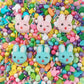 Sentovac Easter Sprinkles Edible Rabbit Bunny Carrot Sugar Pearls 3.35 Ounces for Cake Decorating and Baking
