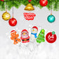 80 Pack Christmas Lollipops - Individually Wrapped Holiday Themed Lollipops - Santa, Tree Snowman, Gingerbread, Designs & Delicious Flavor -Bulk Christmas Candy Use For Stocking Stuffers, Party Favor, Classroom & Office  , Candy Jar Fillers