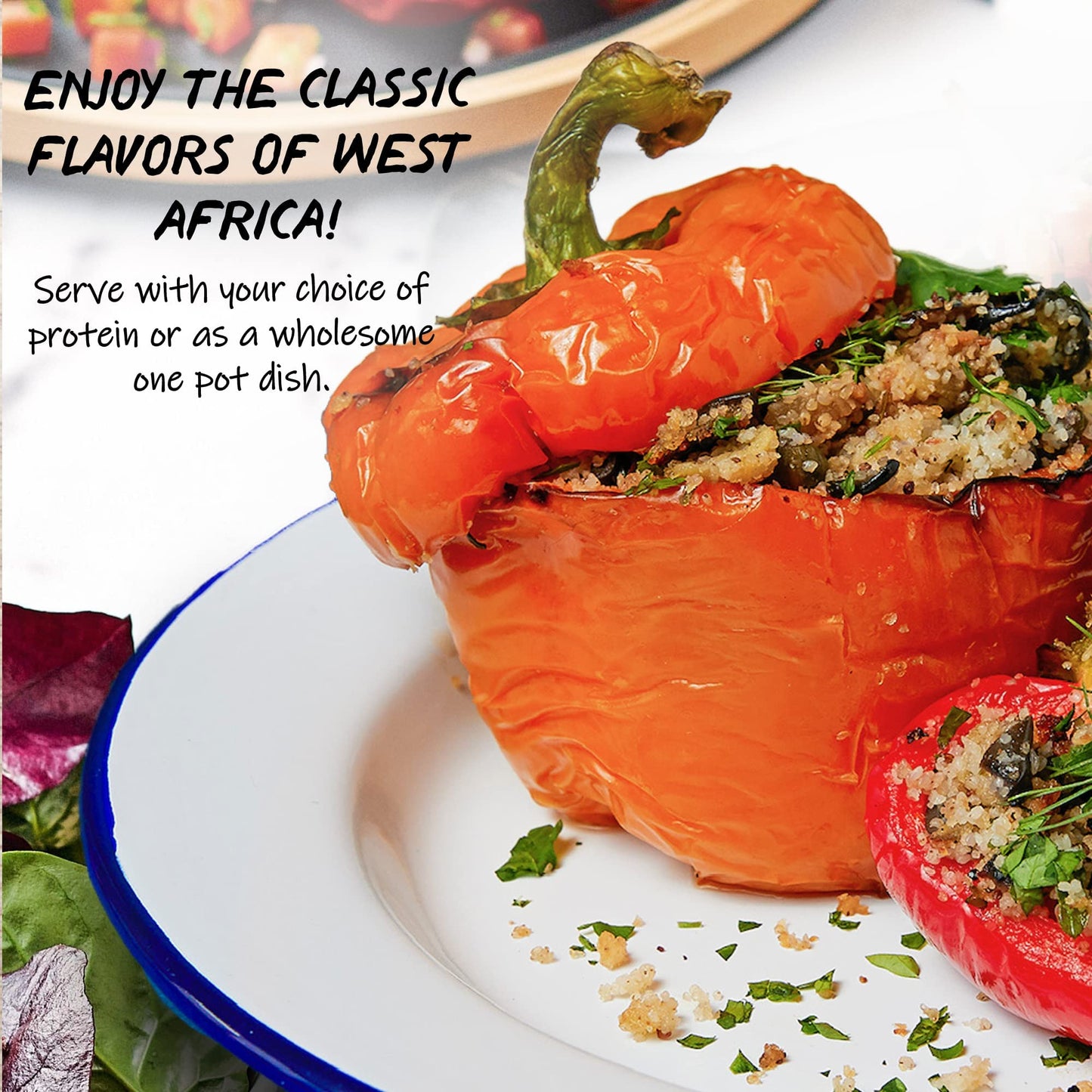 Yol  l   Fonio Grain Pilaf Mix African Supergrain Ancient Grains Organic Gluten-Free Non GMO Vegan Protein Super Food Paleo-Frie