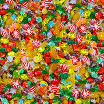 Bulk Halloween Hard Candy - 4 Pounds - Hard Candy Individually Wrapped - Office Candy - Bulk Candy Variety Pack - Classic Hard C