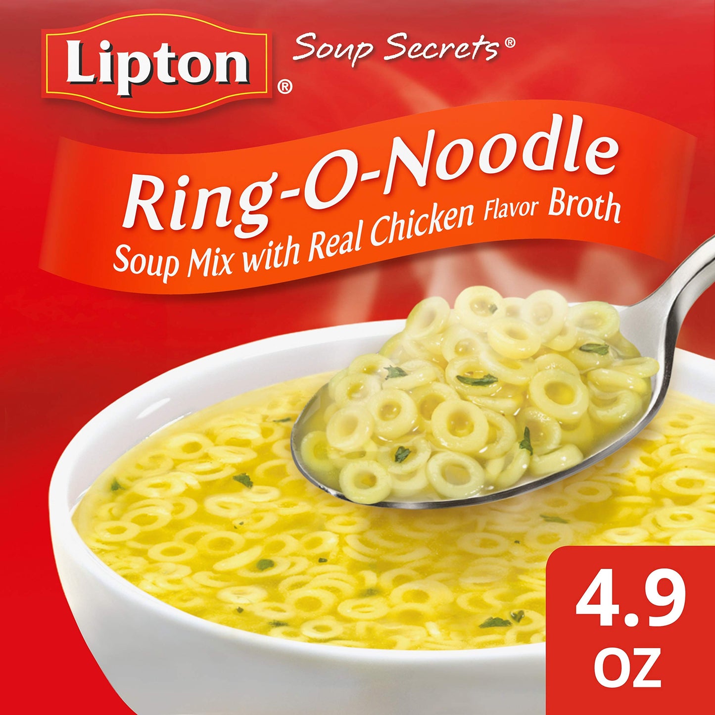 SOUP SECRETS Lipton 12 Count Instant Soup Mix Ring-O-Noodle 4.9 oz
