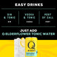 Q MIXERS Elderflower Tonic Water, Premium Mixer, 7.5 Fl Oz, Pack of 24