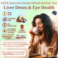 Dr. Lu Happy Eyes Tea - Eyebright Herbal Tea for Eye Health - 15 Count Pack - Chrysanthemum, Cassia Seed, Goji Berries, Mulberries