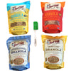 Bobs Whole Grain Granola Red Mill Variety Pack - 4 Flavors - Gluten-Free, Non-GMO, High Fiber, Healthy Breakfast Cereal with Rea