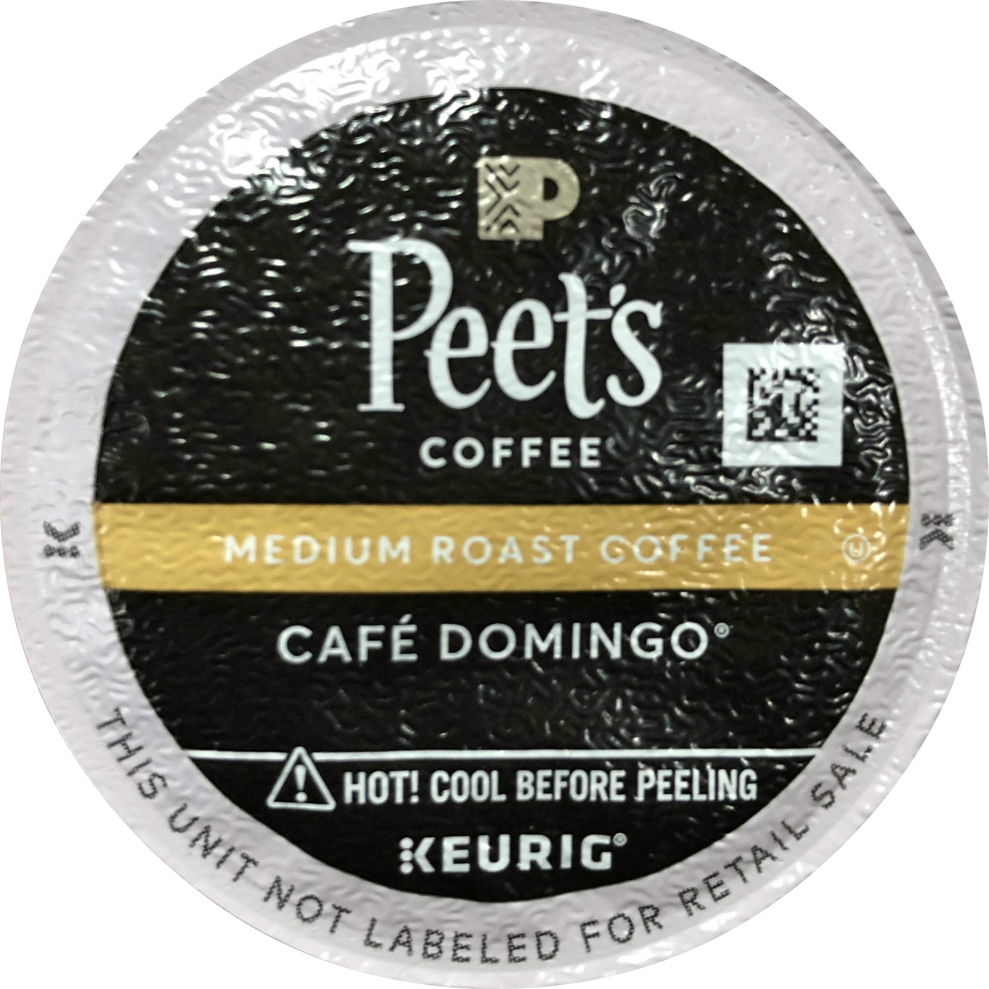 Peets Coffee Medium Roast K-Cup Pods for Keurig - Café Domingo, 96 Count (24 K-Cup Packs of 4)