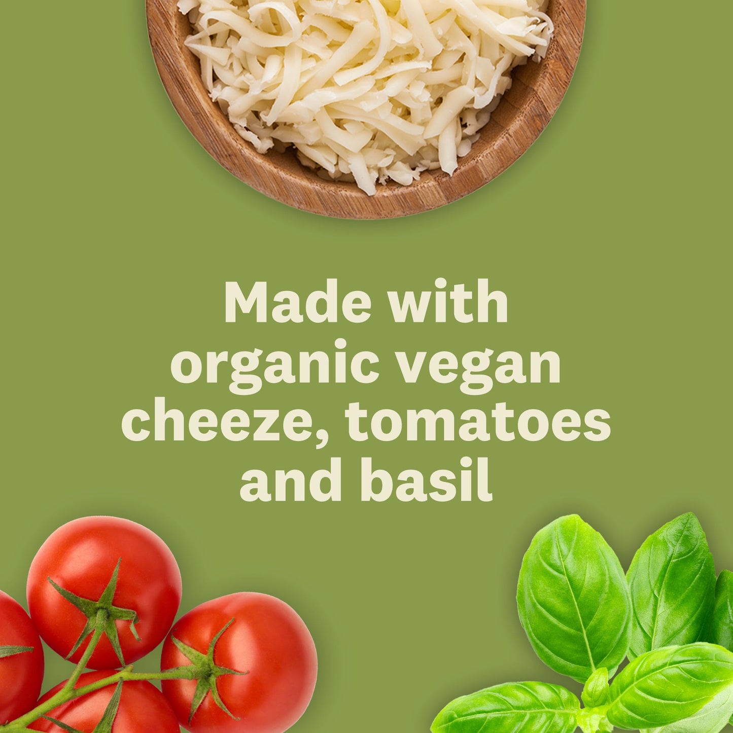 Amys Frozen Pizza, Vegan Margherita Pizza, Made With Organic Vegan Cheese, Tomatoes and Basil, Frozen Meals, 13.5 Oz
