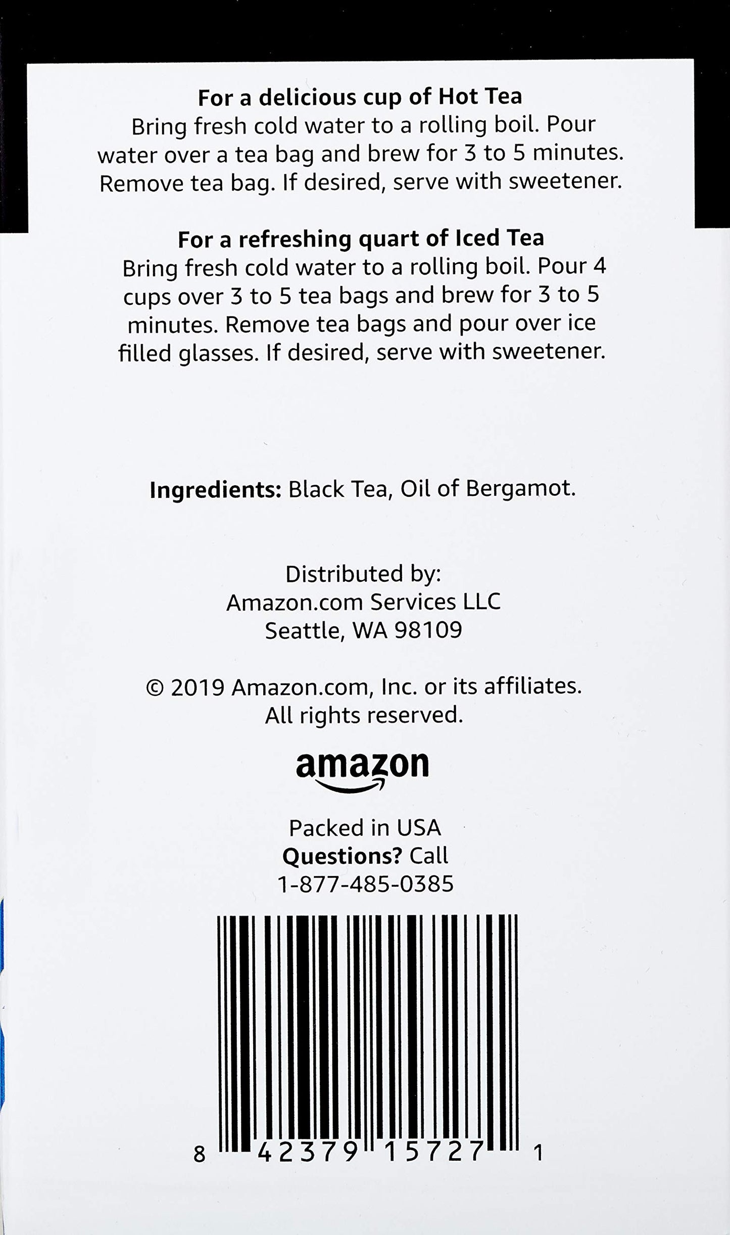 Happy Belly Earl Grey Tea Bags - 20 Count (Pack of 1)