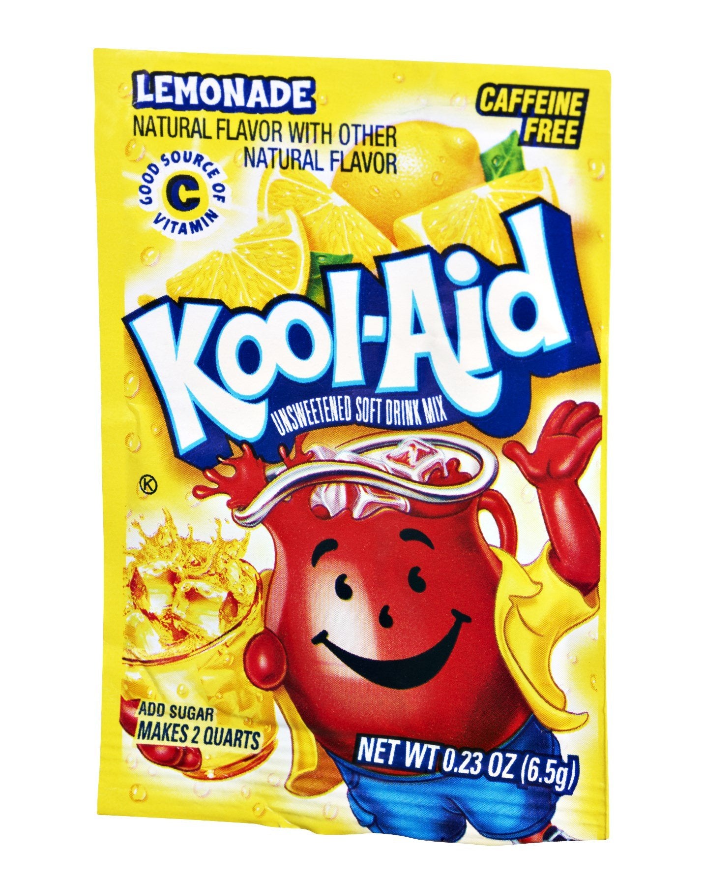 Kool-Aid Lemonade Energy Blend Free Unsweetened Soft Drink Mix  0.23 Oz (Pack Of 192)