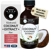 Natural Coconut Extract - 2 oz - Water-Soluble - By Harvest Moon Delights - Coconut Extract for Baking, Ice Cream, Drinks, and C