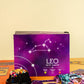 Send A Cake Leo Zodiac Fountain Birthday Box, Chocolate Chip Bundt Cake, Ready to Gift, Pink & Purple Caramels
