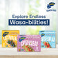 Wasa Crispn Light 7 Grains Crispbread, 4.9 Oz (Pack Of 10), Crackers, Non-Gmo Ingredients, 7 Grain Blend, 20 Calories Per Slice