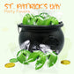St Patricks Day Fortune cookies (50 Individually Wrapped) green With Irish Themed Sayings Party Favors & Treats by 4Es Novelty