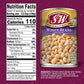 S&W Canned White Beans, Navy Beans, Plant Protein And Fiber, Gluten Free, Vegan, Fat Free, 12 Pack Of 15.5 Oz Cans