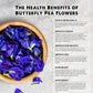 LYCKLIGA Butterfly Pea Flower Tea - 15 Pyramid Tea Bags, Antioxidant Blue Tea, Pack of 2