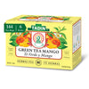 Tadin Mango Green Tea, Herbal Tea, Green Tea Bags, Caffeinated Tea, Tea Bags Individually Wrapped, 24 Tea Bags, Pack Of 6