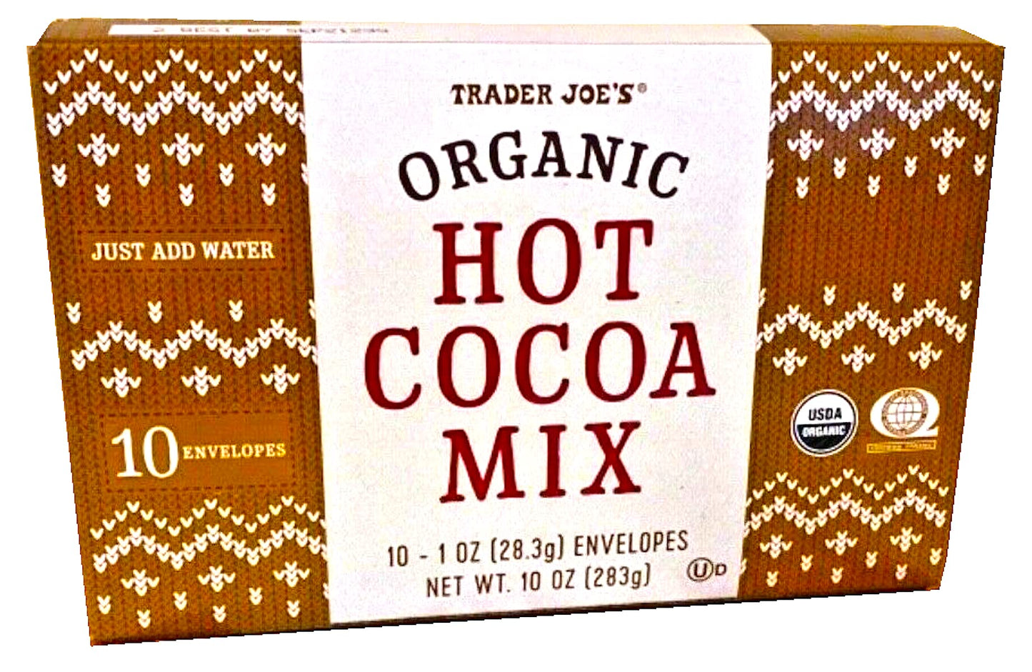 Trader Joe'S Organic Hot Cocoa Mix 10 Oz (Pack Of 1)