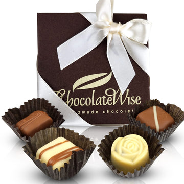 Chocolate Wise Chocolate Truffles - Delicious Gourmet Kosher Chocolate Candy - Chocolate Assortment With 4 Different Mouthwateri