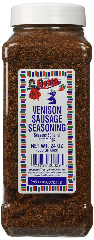 Bolners Fiesta Venison & Game Meat Sausage Seasoning, 24 Oz.