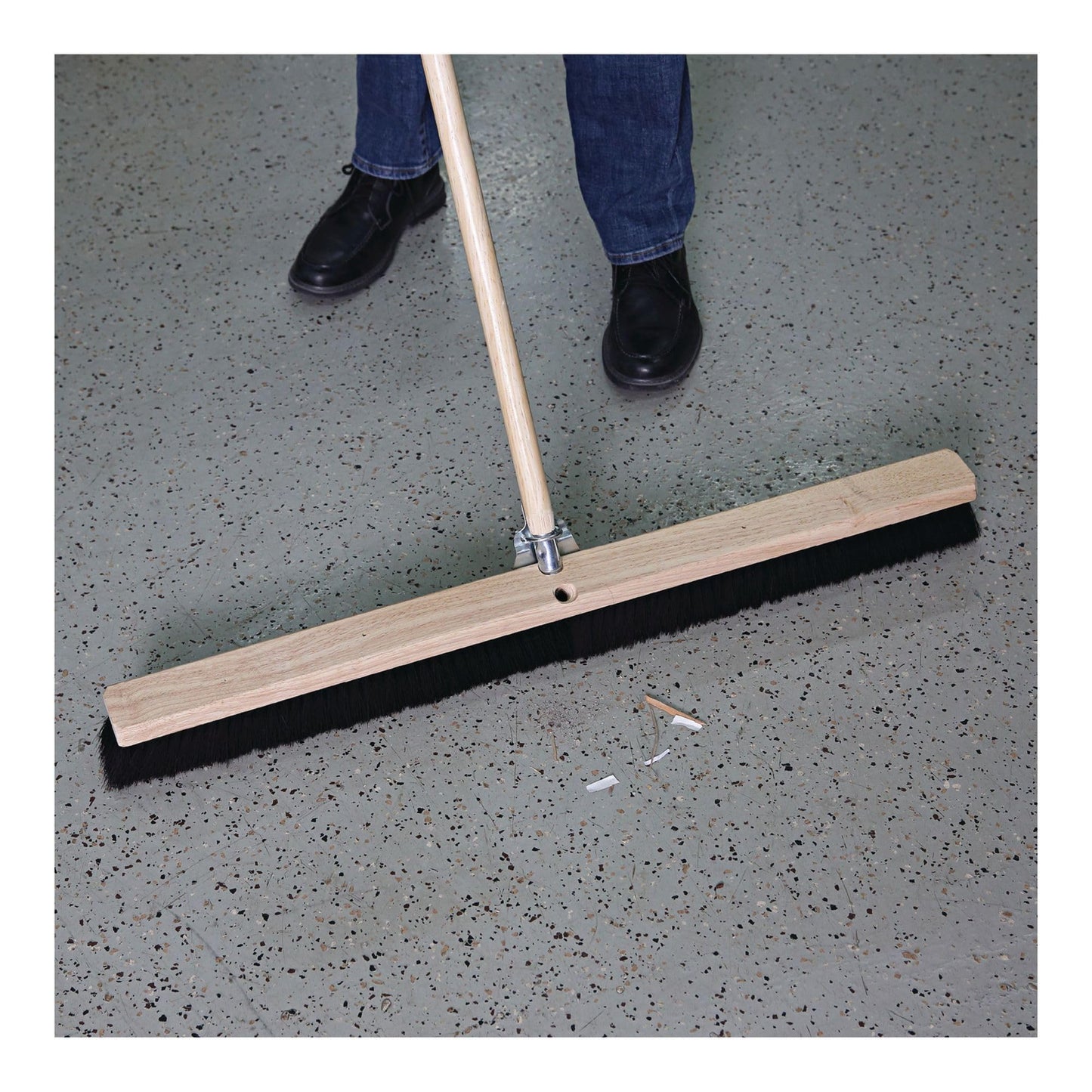 Boardwalk Bwk20236 2.5 In. Black Tampico Fiber Bristles 36 In. Brush Floor Brush Head
