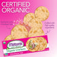 Miltons Craft Bakers Organic Himalayan Salt Crackers - Healthy Crackers, Certified Organic, Non-GMO Project Verified, Kosher, C
