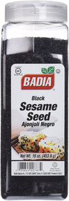 Badia Whole Spice, Black Sesame Seed 16 oz, 1.00 and Count
