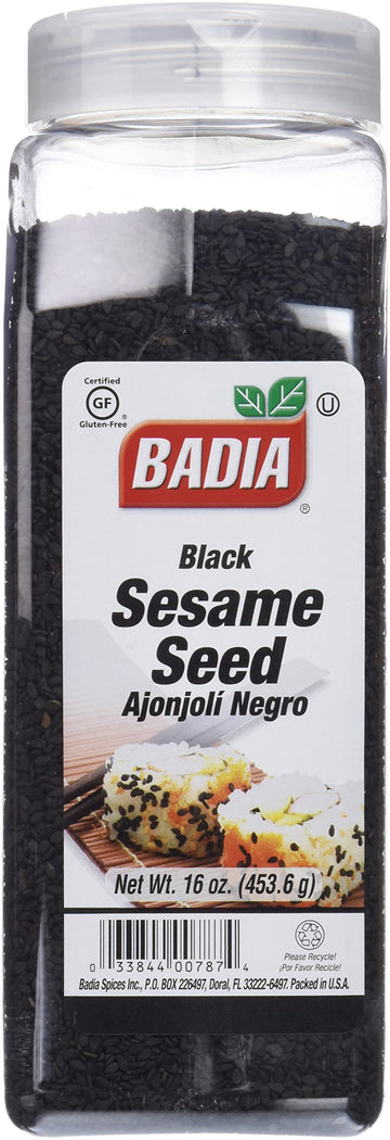 Badia Whole Spice, Black Sesame Seed 16 oz, 1.00 and Count