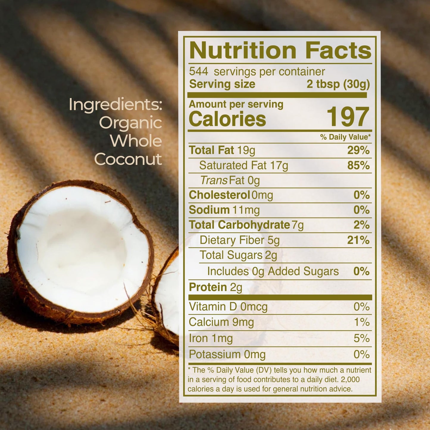Kevala Organic Coconut Butter - 36 lb - 16.32kg - Organic Raw - Coconut Butter Spread for Eating - Pure - Gluten Free - Dairy Fr