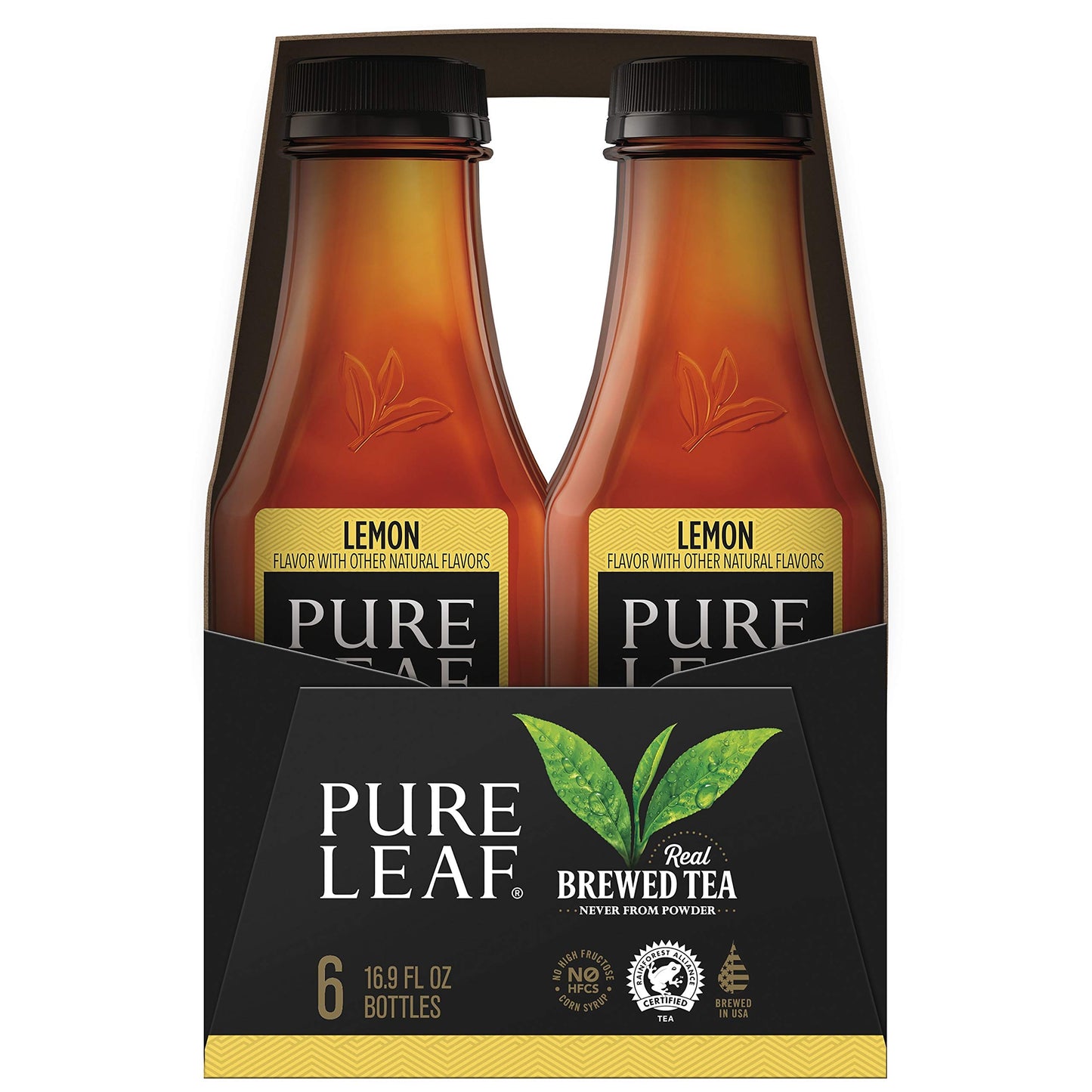 Pure Leaf Sweetened Iced Tea With Lemon, 16.9 Fl Oz (Pack Of 6)