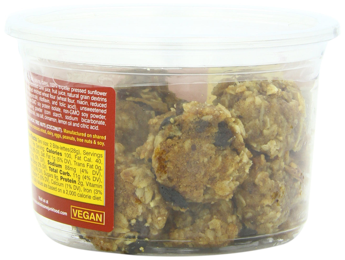 Laura's Wholesome Junk Food Cookie, Oatmeal Raisin, 7 Ounce (Pack of 6)