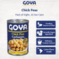Goya Foods Chick Peas  Garbanzo Beans  15.5 Ounce (Pack of 8)