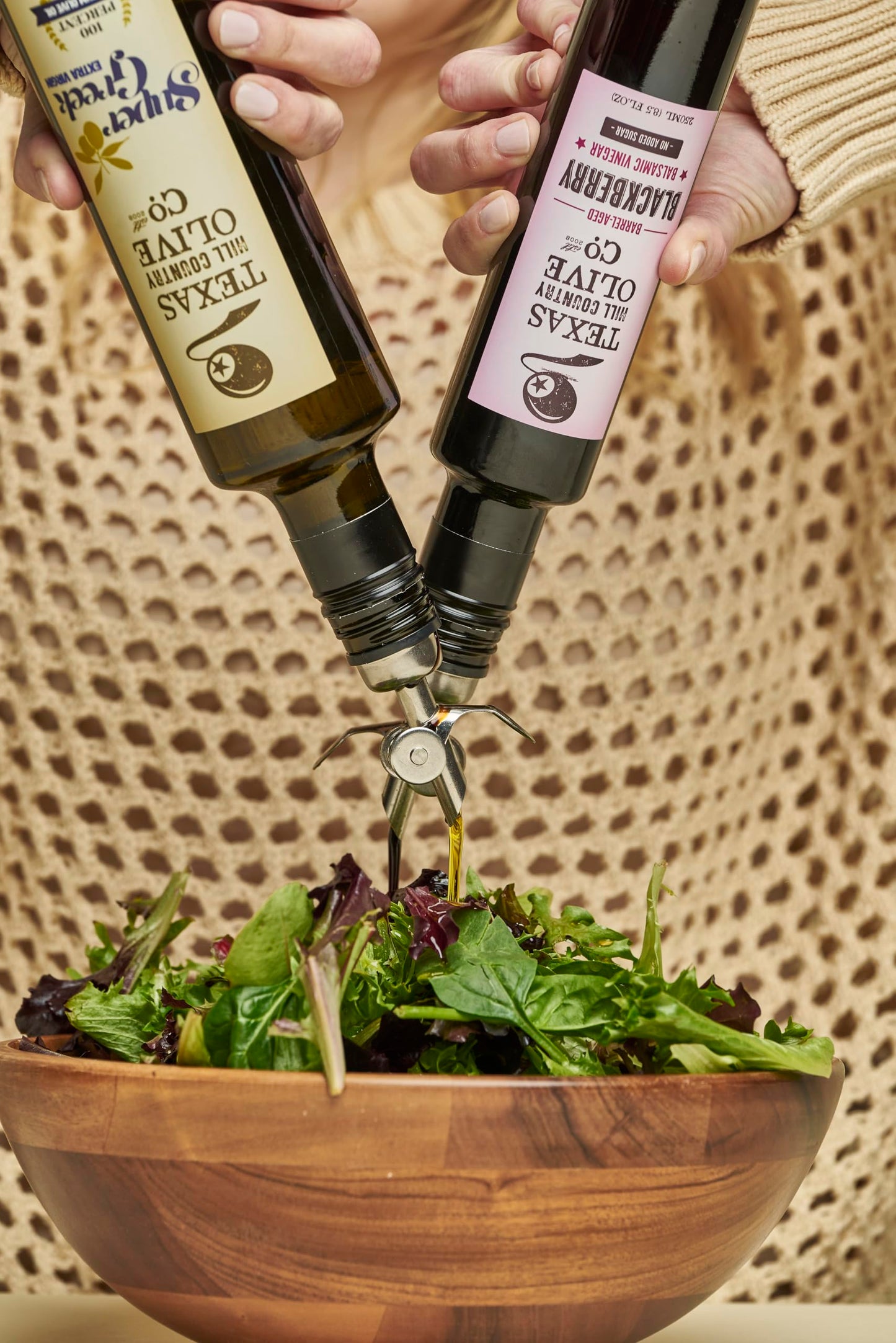 Texas Hill Country Olive Co Super Greek Extra Virgin Olive Oil - Cold Pressed EVOO - Rich & Fruity - 16.9 Fl Oz (Pack of 1)