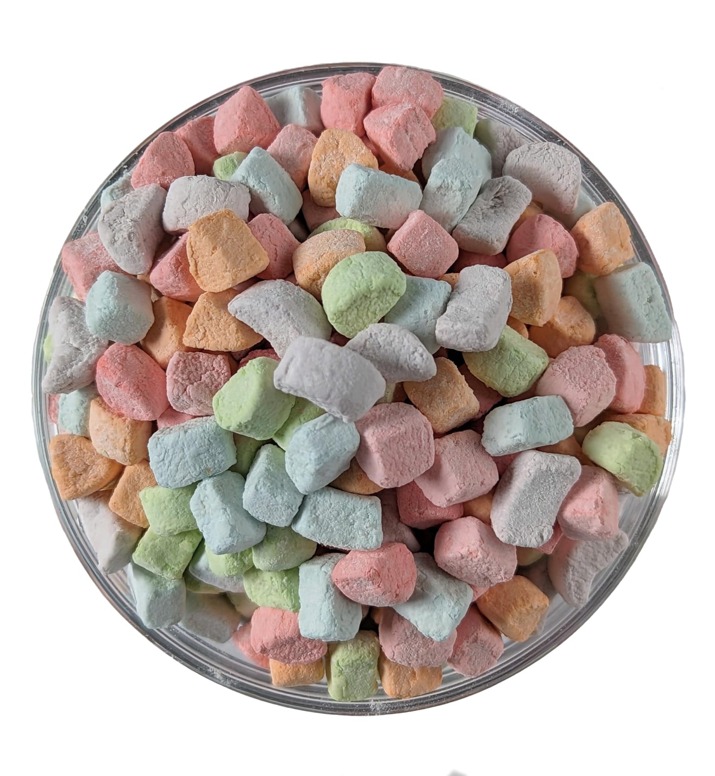Assorted Dehydrated Marshmallows in Reusable Container by Medley hills farm - dehydrated marshmallow bits - Cereal marshmallows