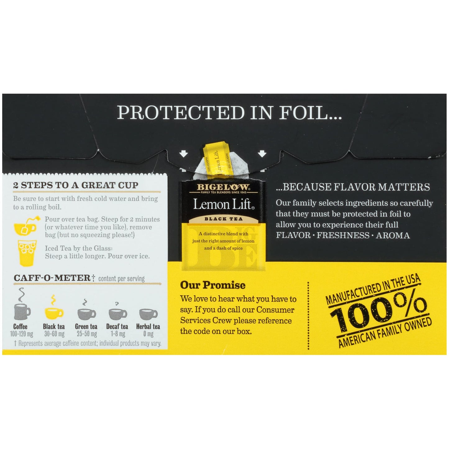 Bigelow Tea Lemon Lift 20 Count (Pack of 18)
