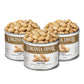 LYZAS SWEETS & TREATS Virginia Diner Peanuts Gift Pack - Salted, 3 Cans, 9 oz Each, Perfect for Snacking