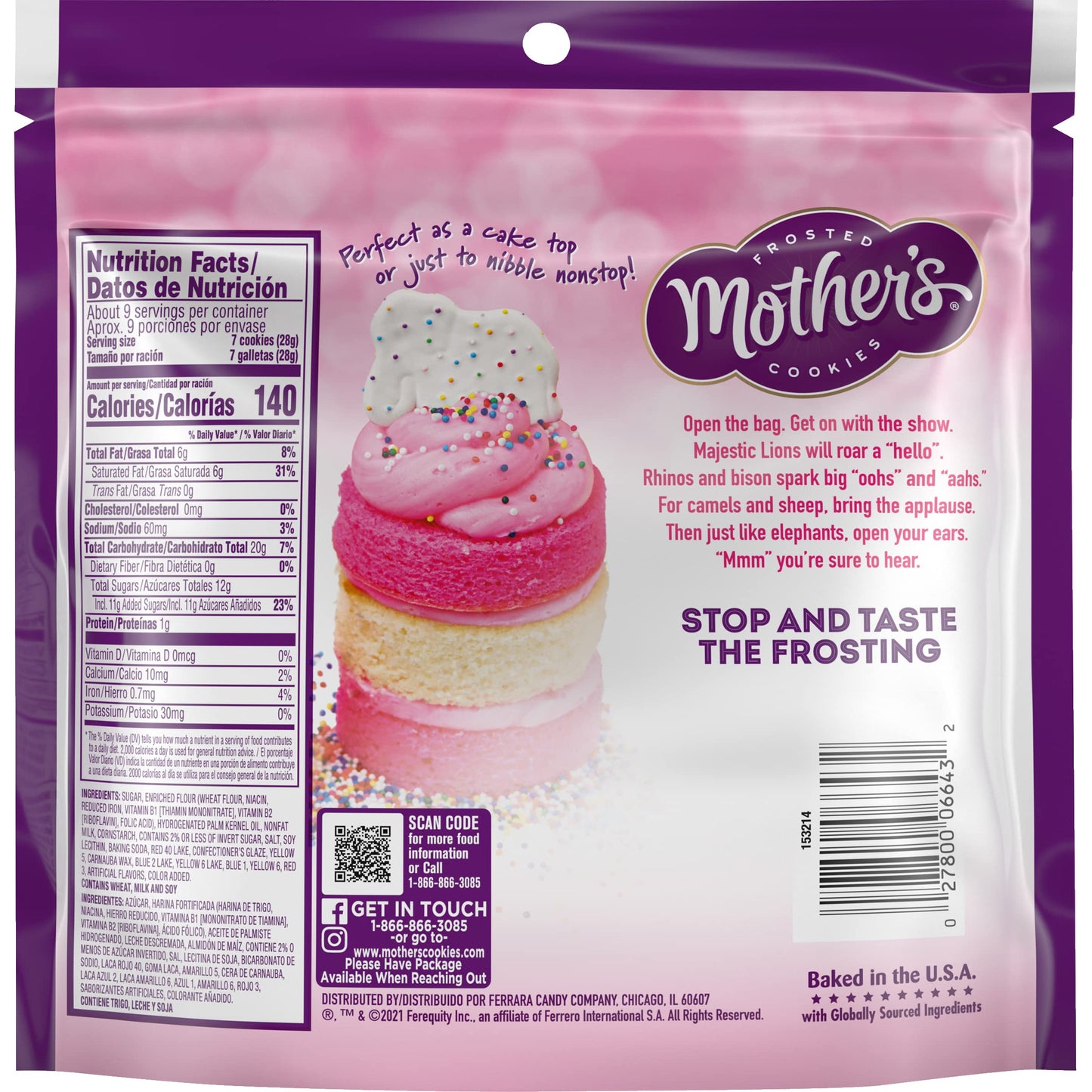 Mother'S Circus Animal Cookies, 9 Oz. (Pack Of 1)