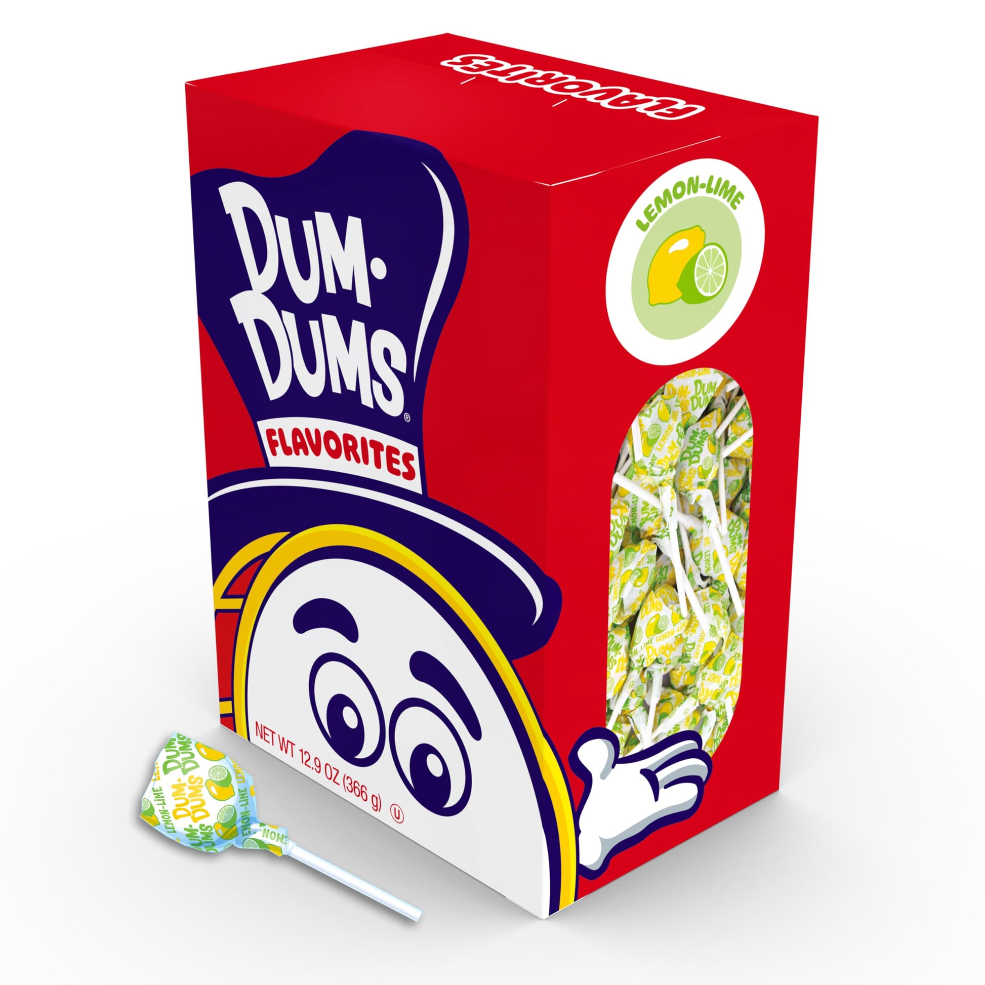 Dum Dums Lollipops Lemon Lime Flavor 50 Count Bag - Green, Lime, White, Yellow