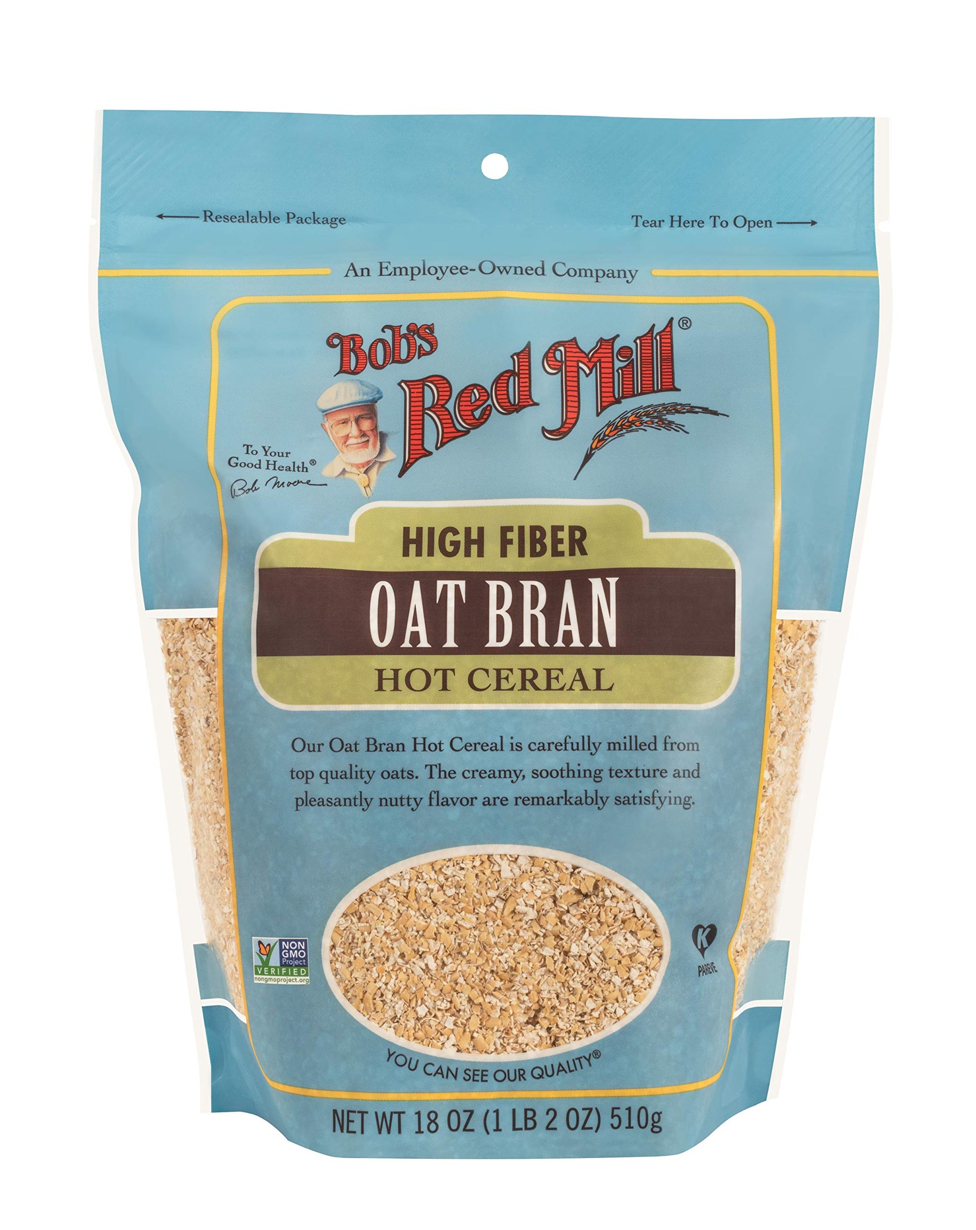 Bobs Red Mill Oat Bran Hot Cereal 18-Ounce