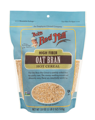 Bobs Red Mill Oat Bran Hot Cereal 18-Ounce