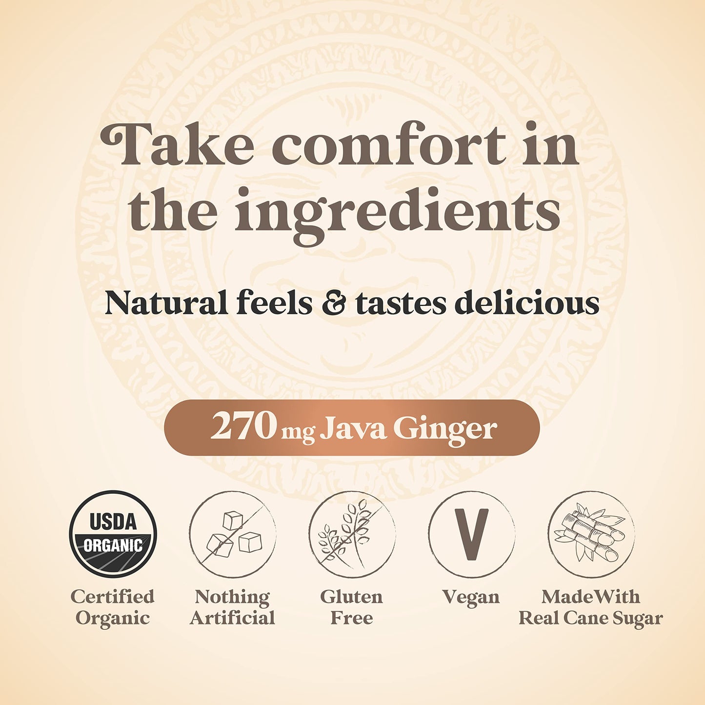 Chimes Peppermint Ginger Chews (1-Pound 1 Lb Bag) Premium Natural Chewy Ginger Candy - 16 Oz Individually Wrapped Ginger Chew Ca