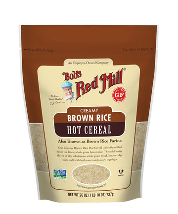 Bob'S Red Mill Creamy Rice Farina Hot Cereal, Brown, 26 Ounce