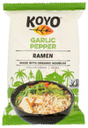 Koyo Ramen Soup, Garlic Pepper, Made With Organic Noodles, No MSG, No Preservatives, Vegan, 2.1 Ounces